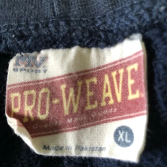 MV Sport Navy Blue Hillsdale College Sweatpants Sz. XL - Picture 4 of 11